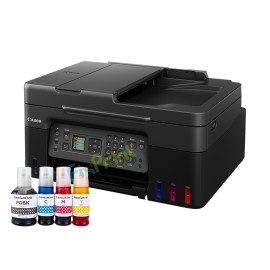 BUNDLING Printer Canon PIXMA InkTank Efficient G4770 (All In One - Wifi - Fax - Lan) New, Printer Canon InkTank G4770 New Plus Tinta Compatible