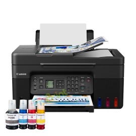 BUNDLING Printer Canon PIXMA InkTank Efficient G4770 (All In One - Wifi - Fax - Lan) New, Printer Canon InkTank G4770 New Plus Tinta Compatible