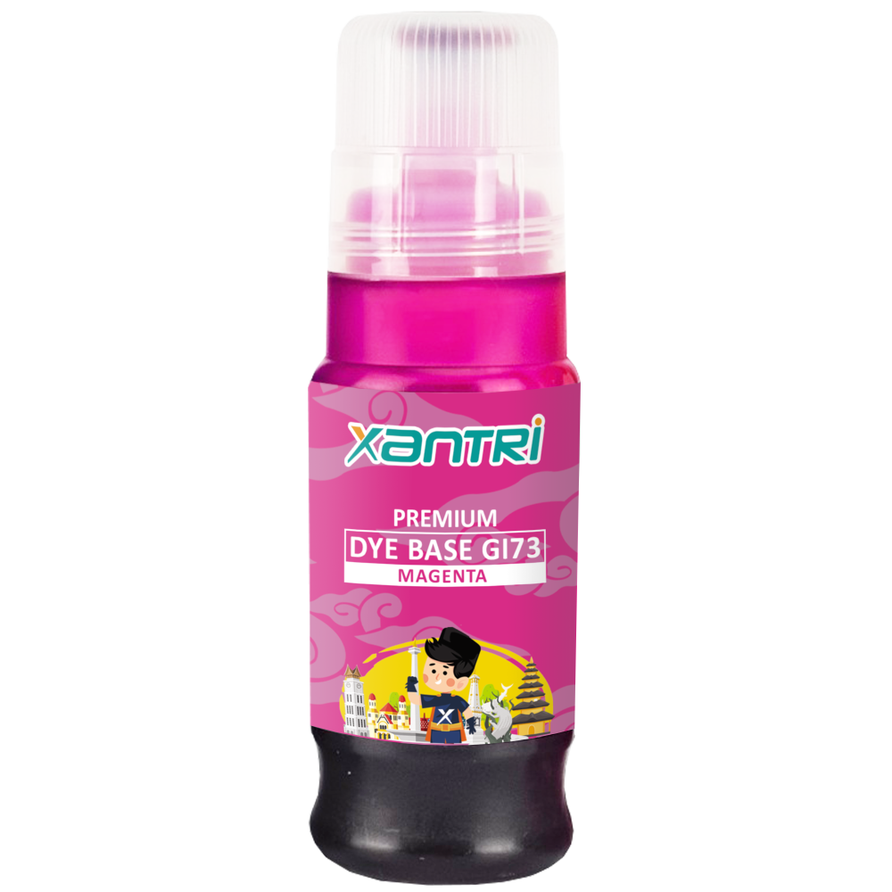 Tinta Xantri GI73 GI73M GI 73 Magenta 70ml, Refill Printer Can Pixma G570 G670 InkTank