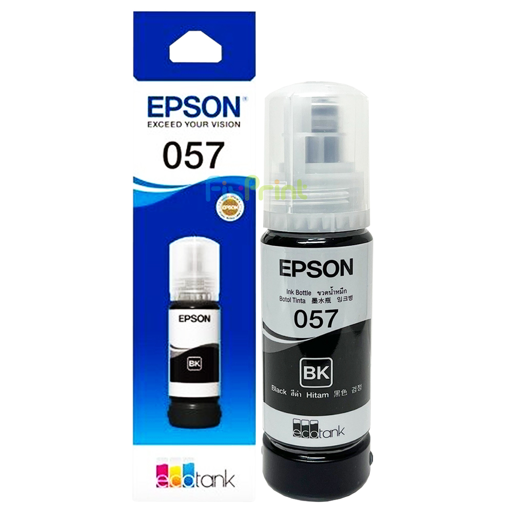 Tinta Refill Epson Original Ori  057 T09D1 Black 70ml, Tinta Refill Printer Epson L8050 L18050