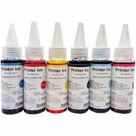 Tinta Refill Printer Ink Yellow 40ml, Tinta Dye Base Tutup Model Kerucut